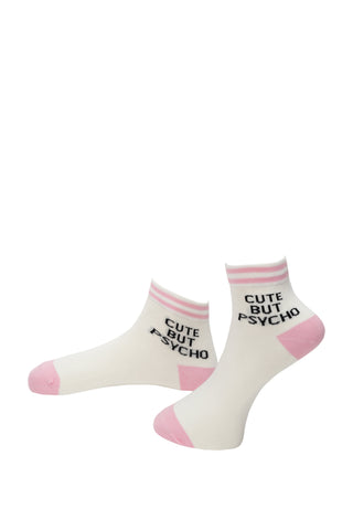 Cute but Psycho Ankle Length Socks