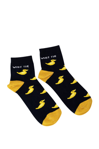 What The Duck Ankle Length Socks