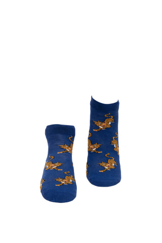 Tiger Print Ankle Length Socks